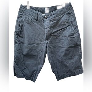 ❤️ GAP MENS FRONT FLAP BLACK SHORTS SIZE 28